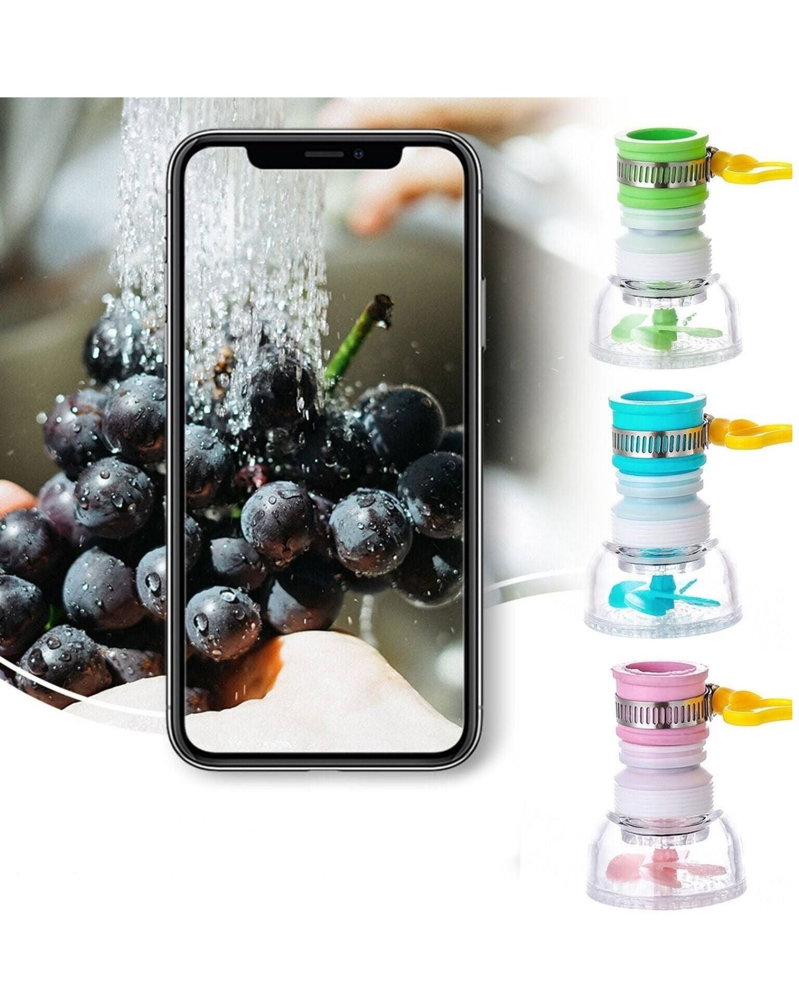 360-Rotation Kitchen Sink Faucet Extenders