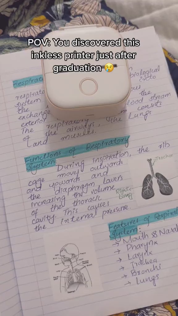 Portable Mini Pocket Printer